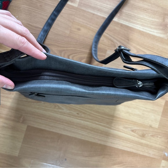 Multisac Gray Women's Crossbody Bag NWT - Picture 7 of 11